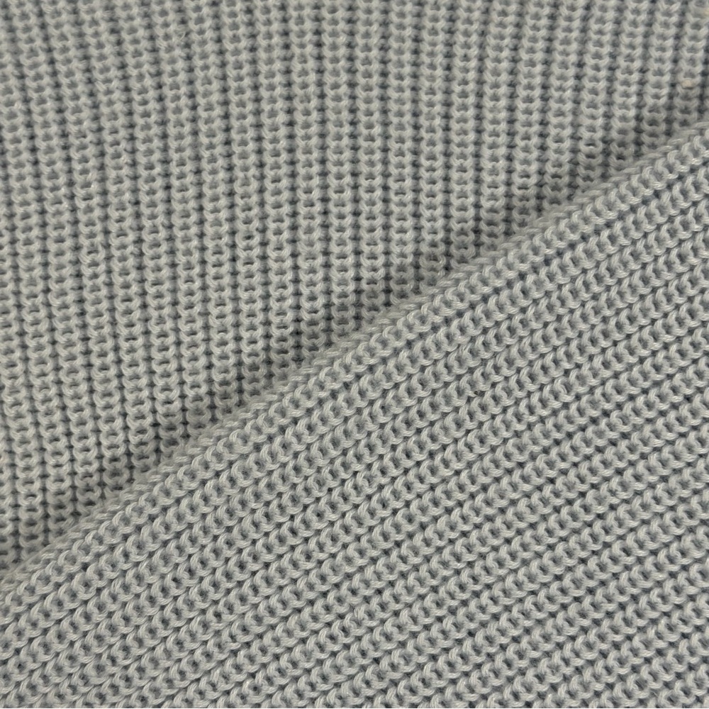 Gentle Fawn Light Blue Knit Sweater XL V Neck Balloon Sleeve Soft Cozy Pullover - Picture 6 of 7